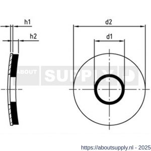 ASF afdichtingsring 29x13.0 mm RVS A2-EPDM grijs - S40814830 - afbeelding 5