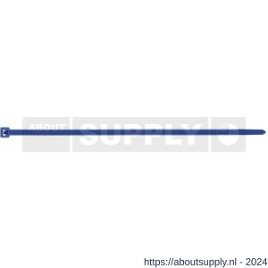 Index BN-AZ kabelbinder blauw 3.6x140 mm nylon - S40900741 - afbeelding 1