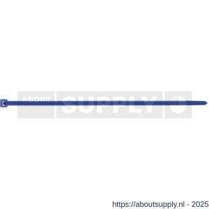 Index BN-AZ kabelbinder blauw 3.6x200 mm nylon - S40900742 - afbeelding 1