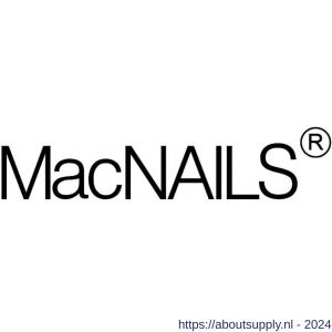 MacNails draadnagel 2.4x45 mm plat geruite kop PK verzinkt 5 kg - S40894525 - afbeelding 2