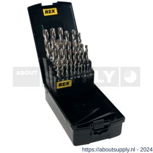 REX set SteelMaster HSS-G DIN 338 25 delig cassette - S40840040 - afbeelding 1