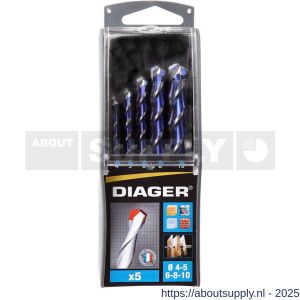 Diager set Solo 5 stuks universeel Multi 4-5-6-8-10 mm - S40877189 - afbeelding 3