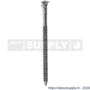 HJZ Profi ringnagel 2.9x60 mm bombe kop RVS A2 RAL 9005 gitzwart - S40870218 - afbeelding 1
