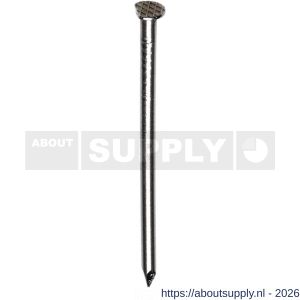 HJZ nagel 4.0x90 mm platte geruite kop RVS A2 1 kg - S40870131 - afbeelding 1