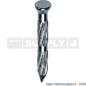 HJZ Z1 klisjesnagel 4.5x50 mm plat-conische kop verzinkt - S40870187 - afbeelding 1