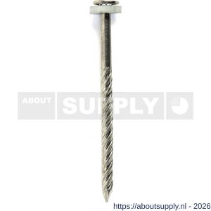 HJZ golfplaatnagel 4.0x45 mm platte kop A2 neopreen ring 11 mm - S40870018 - afbeelding 1