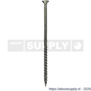 Klimas WKCS houtbouwschroef 8.0x200 mm platverzonken kop Torx TX 40 verzinkt - S40897455 - afbeelding 1