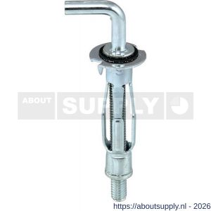 Klimas MHP hollewandanker M4x32 duim verzinkt - S40897024 - afbeelding 1