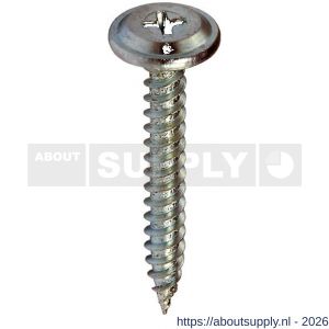 Klimas WPC framingschroef 4.2x13 mm waverhead scherpe punt Phillips PH 2 verzinkt - S40897388 - afbeelding 1