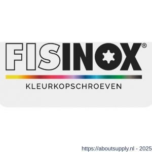 Fisinox kleurkopschroef 4,8x25 mm Torx TX 20 RVS A4 AISI 316 Ki-kern 161 ivoor - S40883431 - afbeelding 3