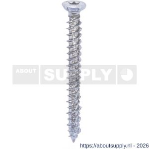 Steelies Ultimate beton-kozijnschroef 7,5x40 mm verzonken kop VK Torx T 30 RVS A2 - S40861006 - afbeelding 1