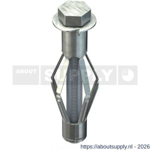 Tox Acrobat hollewandplug M8x55 mm metaal - S40896021 - afbeelding 1