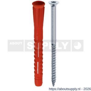 Tox Constructor universeel lange plug 6x70 mm met schroef - S40896055 - afbeelding 1