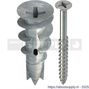 Tox Spiral Plus gipskartonplug 37-4 mm met schroef - S40896273 - afbeelding 1