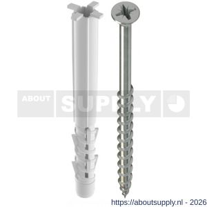 Tox Tetrafix XL universeel kozijnplug 6x65 mm met schroef - S40896051 - afbeelding 1