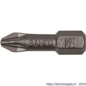 Bahco 60T/PZ bit 1/4 inch 25 mm Pozidriv PZ 1 torsie 10 delig - Y33001155 - afbeelding 1