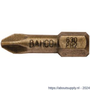 Bahco 63D/PH bit 1/4 inch 25 mm Phillips PH 3 diamant 5 delig - Y33001093 - afbeelding 1