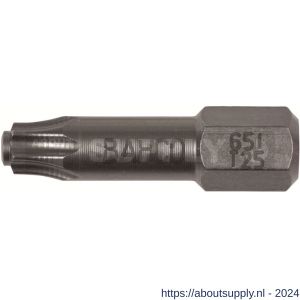 Bahco 65I/T bit 1/4 inch 25 mm Torx T 20 RVS 5 delig - Y33001382 - afbeelding 1