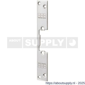 Maasland 11LP korte sluitplaat RVS inclusief doosje - S11301604 - afbeelding 1