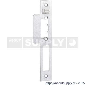 Maasland 52LPR lange lipsluitplaat RVS DIN rechts PC 55-72 mm 1,5 mm hoekig inclusief doosje - S11301618 - afbeelding 1