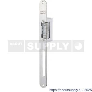 Maasland A17U elektrische deuropener arbeidsstroom lange afgeronde sluitplaat 10-24 V AC-DC - S11301580 - afbeelding 1