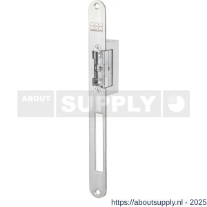 Maasland AI17U elektrische deuropener arbeidsstroom lange afgeronde sluitplaat 10-24 V AC-DC impulsontgrendeling - S11301582 - afbeelding 1