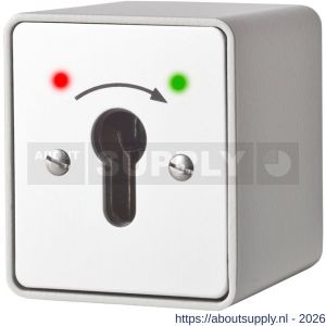 Maasland SM1TSL sleutelschakelaar opbouw 2x LED rood-groen en - S11301780 - afbeelding 2