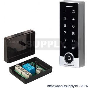 Maasland CS840 Flexess Aqua3 codetableau-kaartlezer-vingerscan-app IP 68 12-24 V AC-DC stand - S11301843 - afbeelding 1