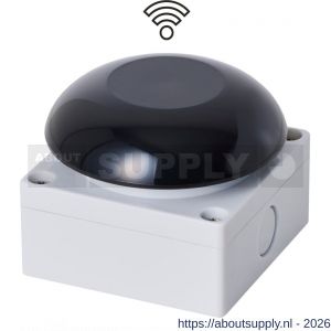 Maasland DK81B drukknop Paddenstoel zwart met - S11301795 - afbeelding 1