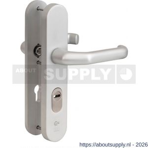 Maasland F72AKK deurbeslag kruk-kruk aluminium PC 72 mm - S11301860 - afbeelding 1