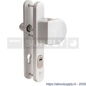 Maasland F92AGK deurbeslag greep-kruk aluminium PC 92 mm - S11301859 - afbeelding 1