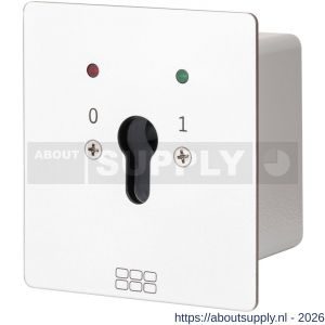 Maasland FM1RSL sleutelschakelaar inbouw 2x LED rood-groen en - S11301786 - afbeelding 1