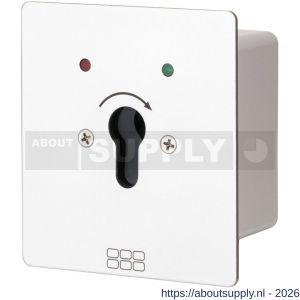 Maasland FM1TSL sleutelschakelaar inbouw 2x LED rood-groen en - S11301782 - afbeelding 1