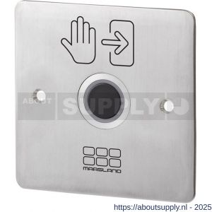 Maasland KCV100 infraroodschakelaar IP 65 22 mm 12-24 V DC met vierkante plaat en LED-ring - S11301325 - afbeelding 1