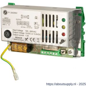 Maasland PS1215D netvoeding DIN rail 12 V DC 1,5 - S11301317 - afbeelding 1