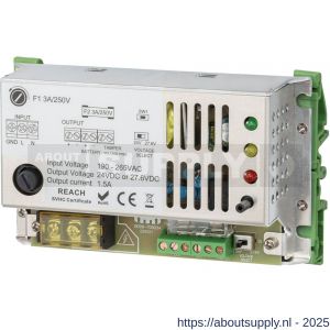 Maasland PS2415D netvoeding DIN rail 24 V DC 1,5 - S11301632 - afbeelding 1