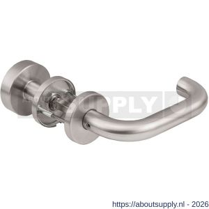 Maasland S100-RPK binnendeurbeslag kruk-knop garnituur U RVS met - S11301014 - afbeelding 2