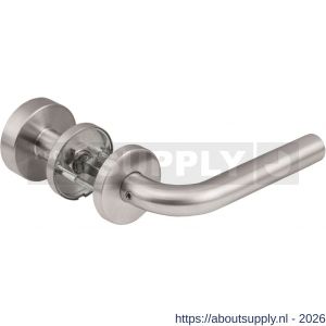 Maasland S200-RPK binnendeurbeslag kruk-knop garnituur L RVS met - S11301017 - afbeelding 2