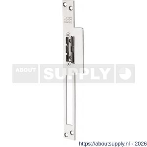 Maasland S32B elektrische deuropener arbeidsstroom lange lip sluitplaat 6-12 V AC-DC - S11301425 - afbeelding 1