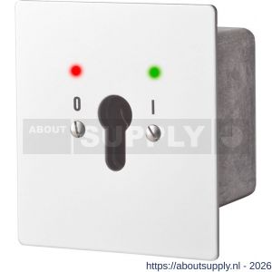 Maasland FM1RSL sleutelschakelaar inbouw 2x LED rood-groen en - S11301786 - afbeelding 2