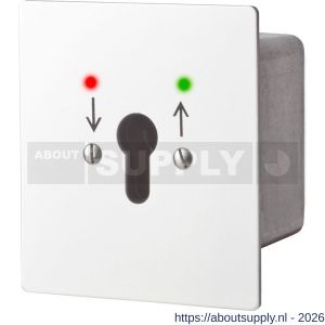 Maasland FM2RSL sleutelschakelaar inbouw 2x LED rood-groen en - S11301787 - afbeelding 1