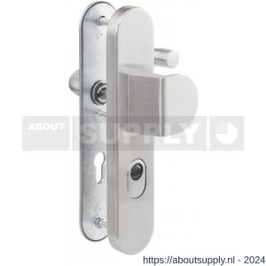 Maasland E-D1102-RGK veiligheids deurbeslag greep-kruk PC 72 RVS SKG*** - S11300775 - afbeelding 1