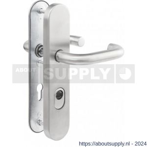 Maasland E-D1102-AKK veiligheids deurbeslag kruk-kruk PC 72 aluminium - S11300776 - afbeelding 1