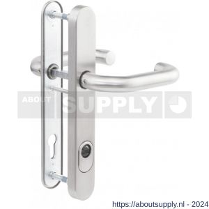 Maasland E-D116-AKK aluminium veiligheids deurbeslag kruk-kruk klasse 3 U vorm niet - S11300727 - afbeelding 1