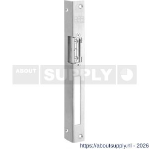 Maasland SPI12UR elektrische deuropener arbeidsstroom lange hoeksluitplaat 10-24 V AC-DC vrijzetpal impulsontgrendeling DIN - S11301138 - afbeelding 1