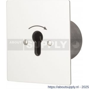 Maasland UPR1-1T sleutelschakelaar inbouw rond puls 1 - S11301066 - afbeelding 1