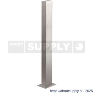 Maasland Z-RVS1200 toeganscontrole zuil roestvast staal 1200x120x80 - S11300877 - afbeelding 1