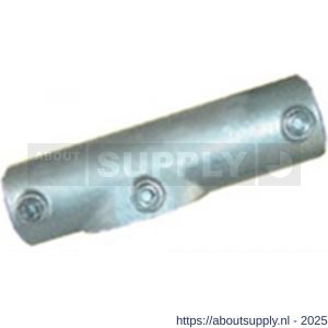 Norma buiskoppeling 127-C koppelstuk 30-45 graden dicht 42,4 mm staal gegalvaniseerd - S11550623 - afbeelding 1