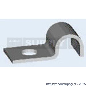 Norma leidingklem zonder rubber Clip DIN 72571 2x15 mm staal verzinkt - S11552158 - afbeelding 1