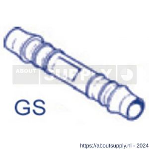 Norma slangkoppeling Normaplast Push-On slangconnector GS 6 mm - S11551652 - afbeelding 1